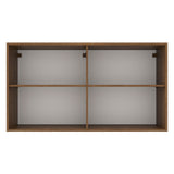 Alacena 120 cm 2 Puertas Agata Marrón/Crema