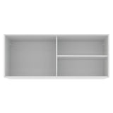 Alacena Cocina 100% MDF 2 Puertas Correderas de Vidrio Blanco Acordes Madesa - 120 cm