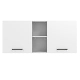 Alacena 150 cm 2 Puertas y 2 Nichos Agata Blanco