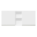 Alacena 150 cm 2 Puertas y 2 Nichos Glamy Blanco