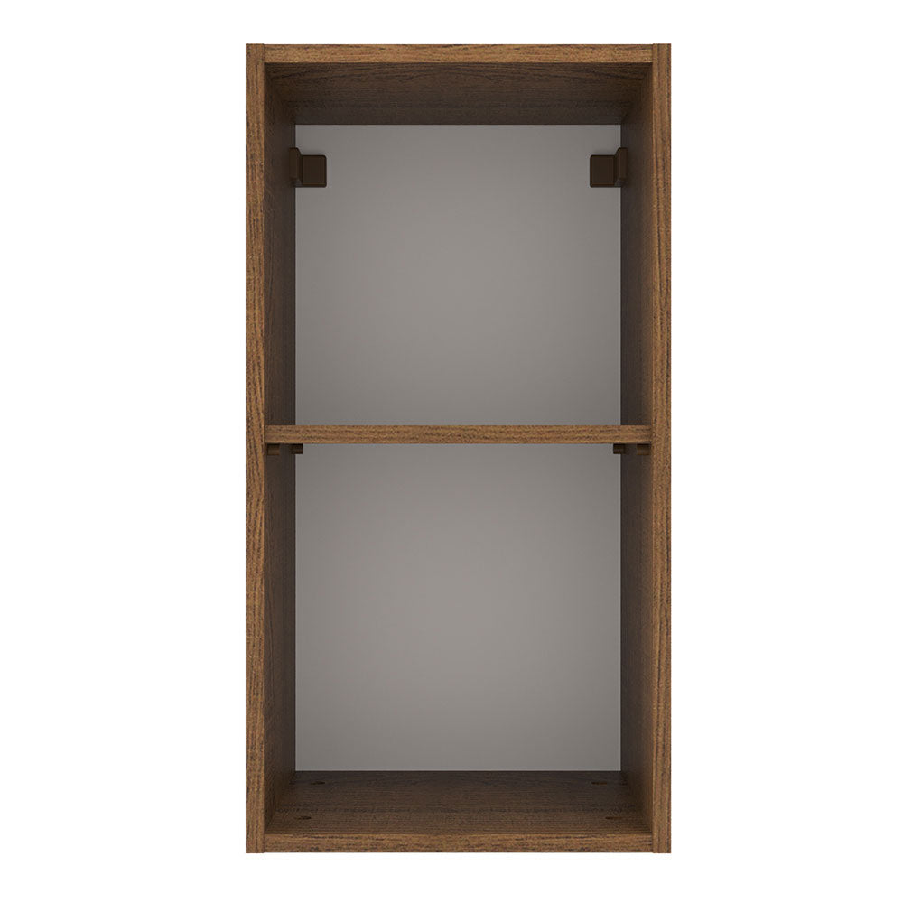 Alacena 35 cm 1 Puerta Agata Marrón/Blanco