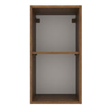 Alacena 35 cm 1 Puerta Agata Marrón/Blanco