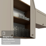 Alacena Cocina 35 cm 1 Pueta Marrón/Crema Vik Madesa