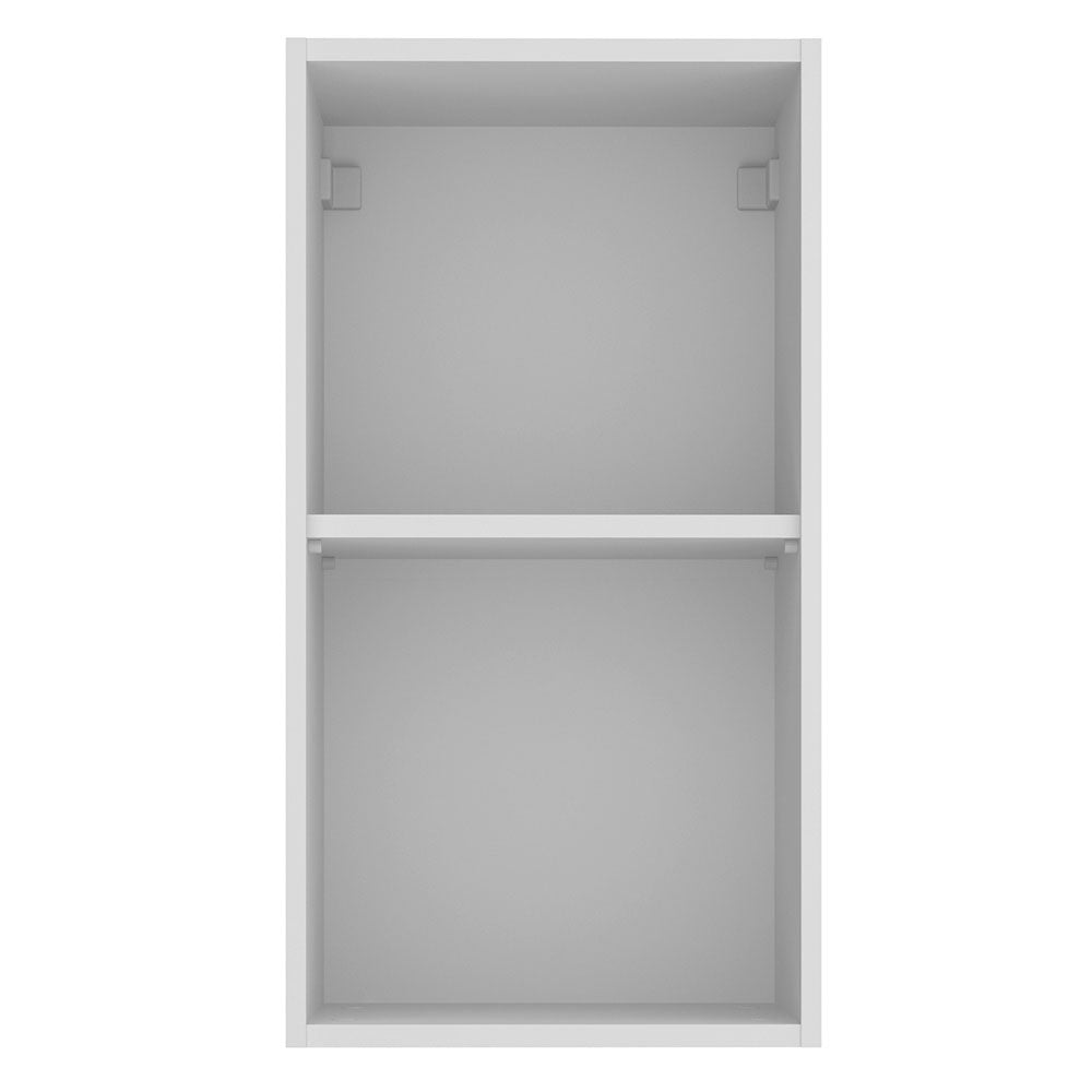 Alacena Cocina 35 cm 1 Puerta Blanco/Marrón Stella Madesa