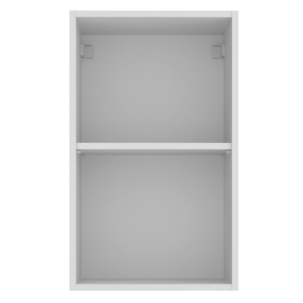 Alacena Cocina 40 cm 1 Puerta Blanco/Marrón Stella Madesa