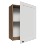 Alacena 50 cm 1 Puerta Vik Marrón/Blanco