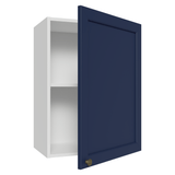 Alacena 50 cm 1 Puerta Vik Blanco/Azul