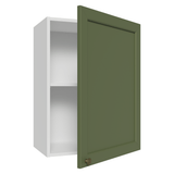 Alacena 50 cm 1 Puerta Vik Blanco/Verde