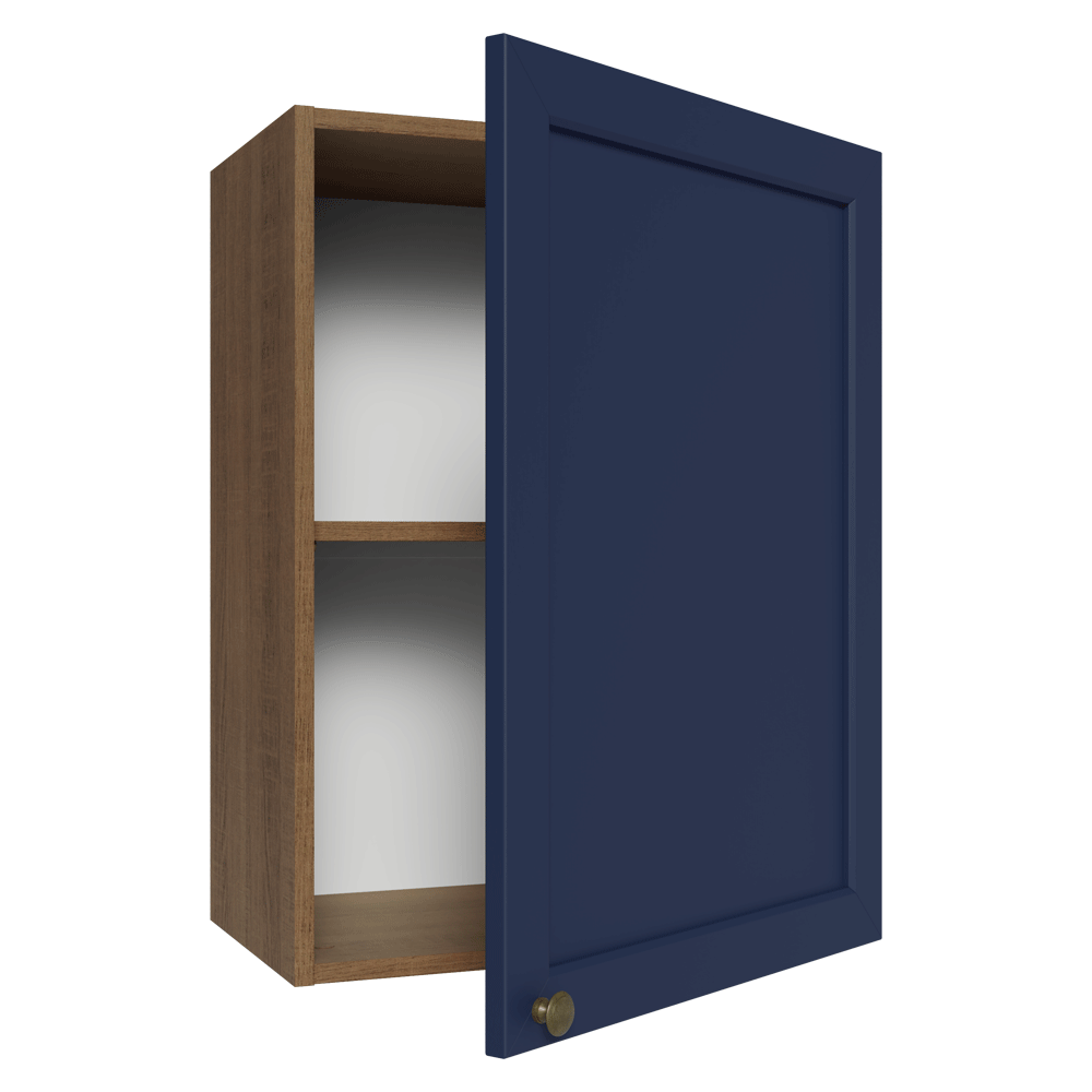 Alacena 50 cm 1 Puerta Vik Marrón/Azul