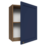 Alacena 50 cm 1 Puerta Vik Marrón/Azul
