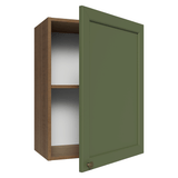 Alacena 50 cm 1 Puerta Vik Marrón/Verde