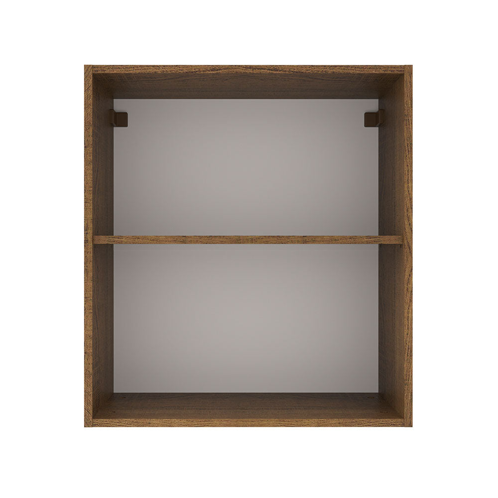 Alacena 60 cm 1 Puerta Agata Marrón/Blanco
