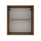 Alacena 60 cm 1 Puerta Agata Marrón/Blanco