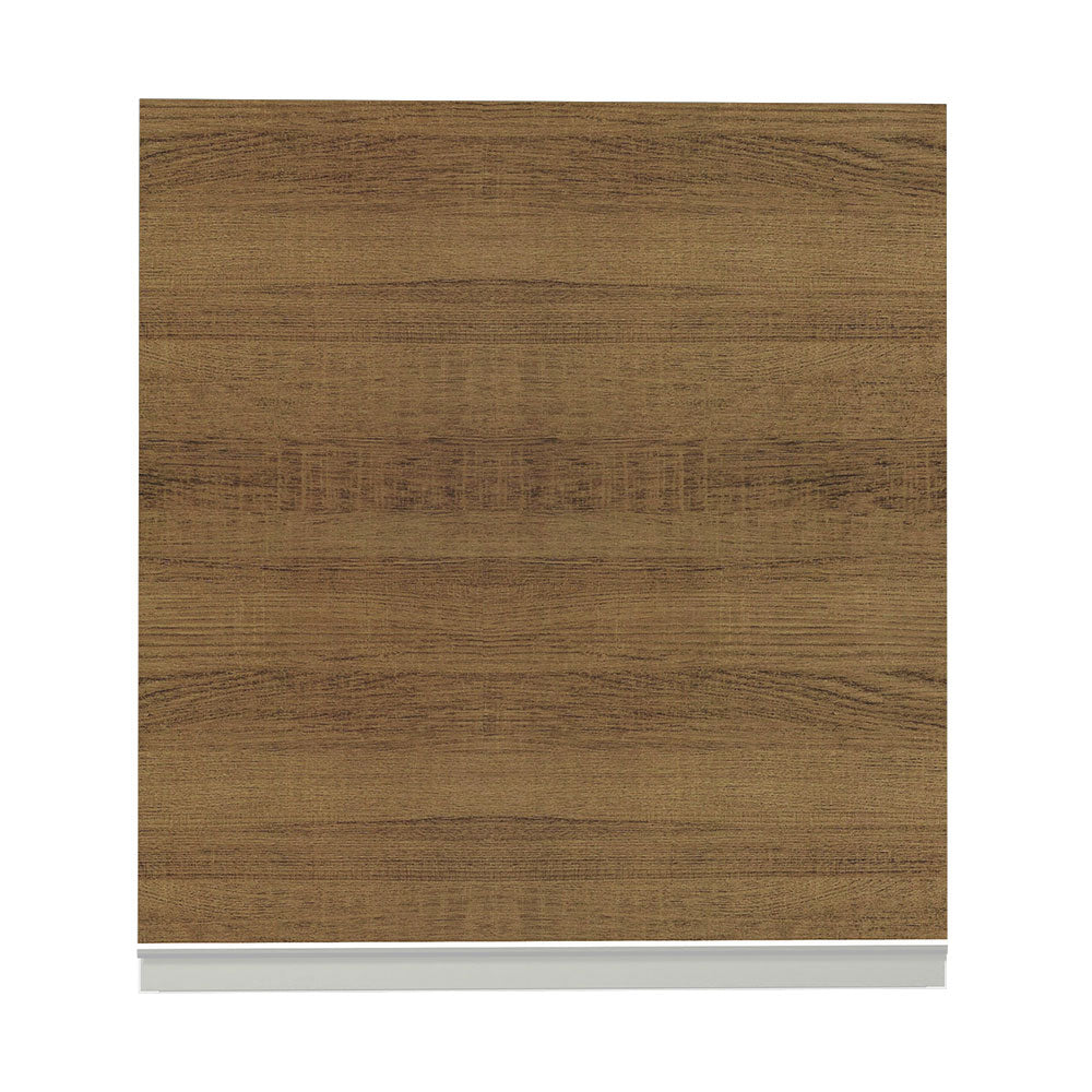 Alacena 60 cm 1 Puerta Glamy Blanco/Marrón