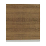 Alacena 60 cm 1 Puerta Glamy Blanco/Marrón