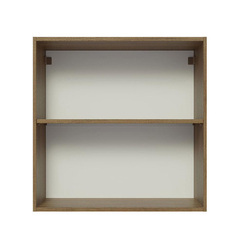Alacena 70 cm 2 Puertas Marrón/Blanco Glamy Madesa