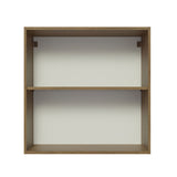 Alacena 70 cm 2 Puertas Marrón/Blanco Glamy Madesa