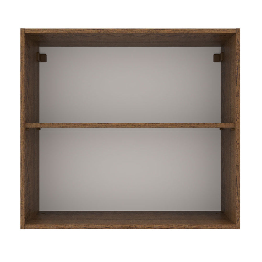 Alacena 70 cm 2 Puertas Agata Marrón/Crema