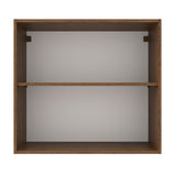 Alacena 70 cm 2 Puertas Agata Marrón/Crema