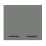 Alacena Cocina 70 cm 2 Puertas Blanco/Gris Agata Madesa