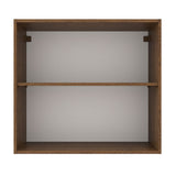 Alacena Cocina 70 cm 2 Puertas Marrón/Gris Agata Madesa