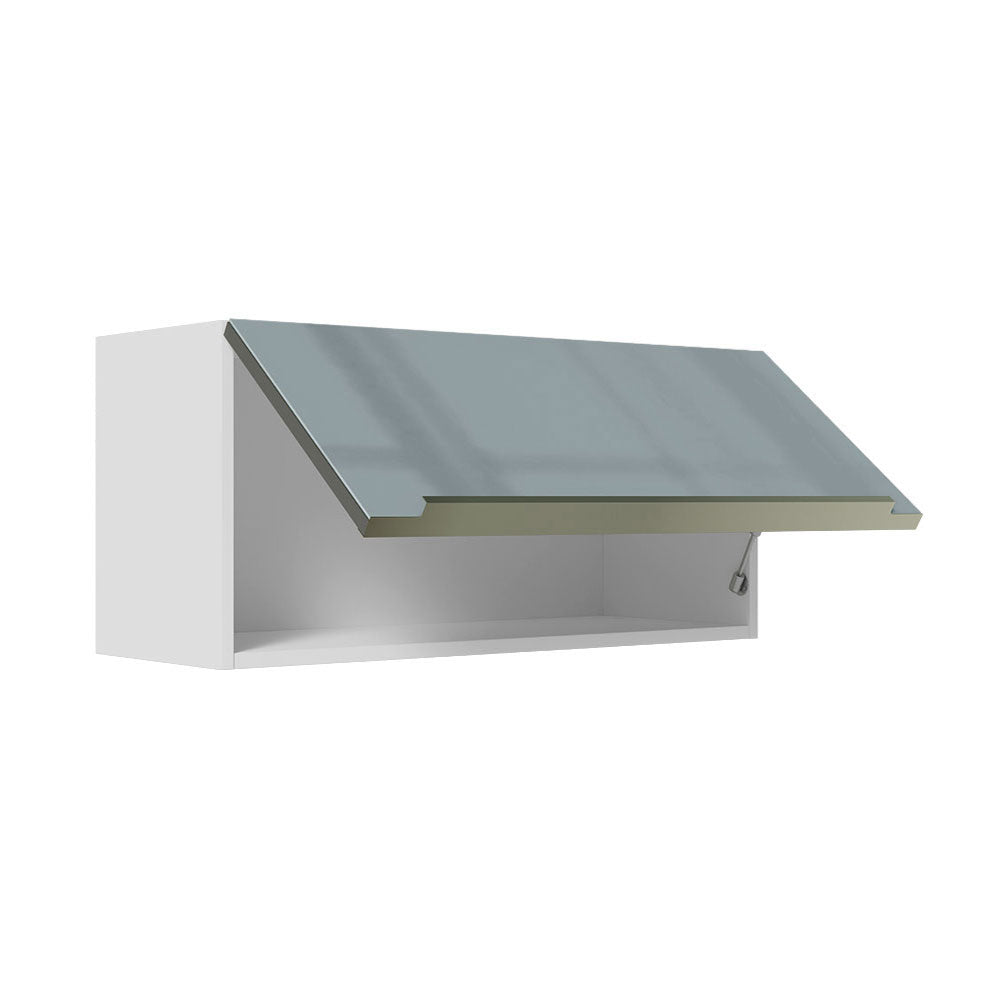 Alacena 70 cm 1 Puerta Lux Blanco/Gris