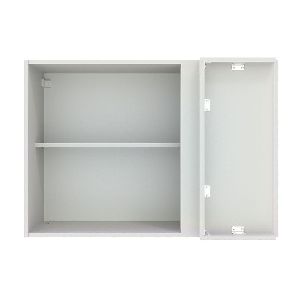 Alacena 94 cm 1 Puerta Agata Blanco/Negro