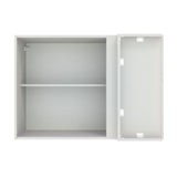 Alacena 94 cm 1 Puerta Agata Blanco/Gris