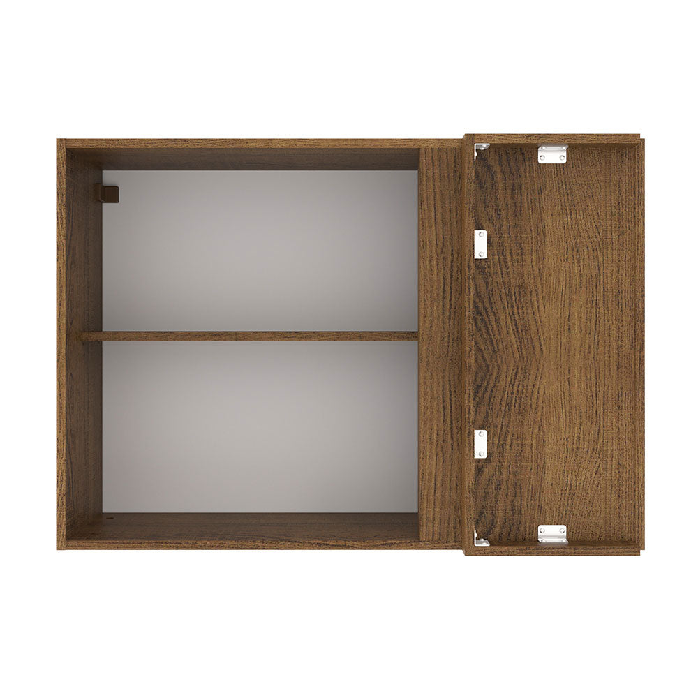 Alacena 94 cm 1 Puerta Agata Marrón/Gris