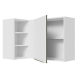 Alacena 102 cm 1 Puerta Lux Blanco/Blanco