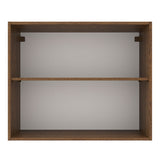 Alacena 80 cm 2 Puertas Agata Marrón/Crema