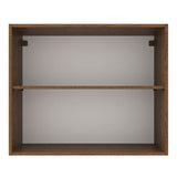 Alacena 80 cm 2 Puertas Agata Marrón/Negro