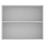 Alacena Cocina 80 cm 2 Puertas Blanco/Marrón Stella Madesa