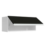 Alacena Gabinete Superior Madesa Glamy 80cm 1 Puerta Blanco/Negro