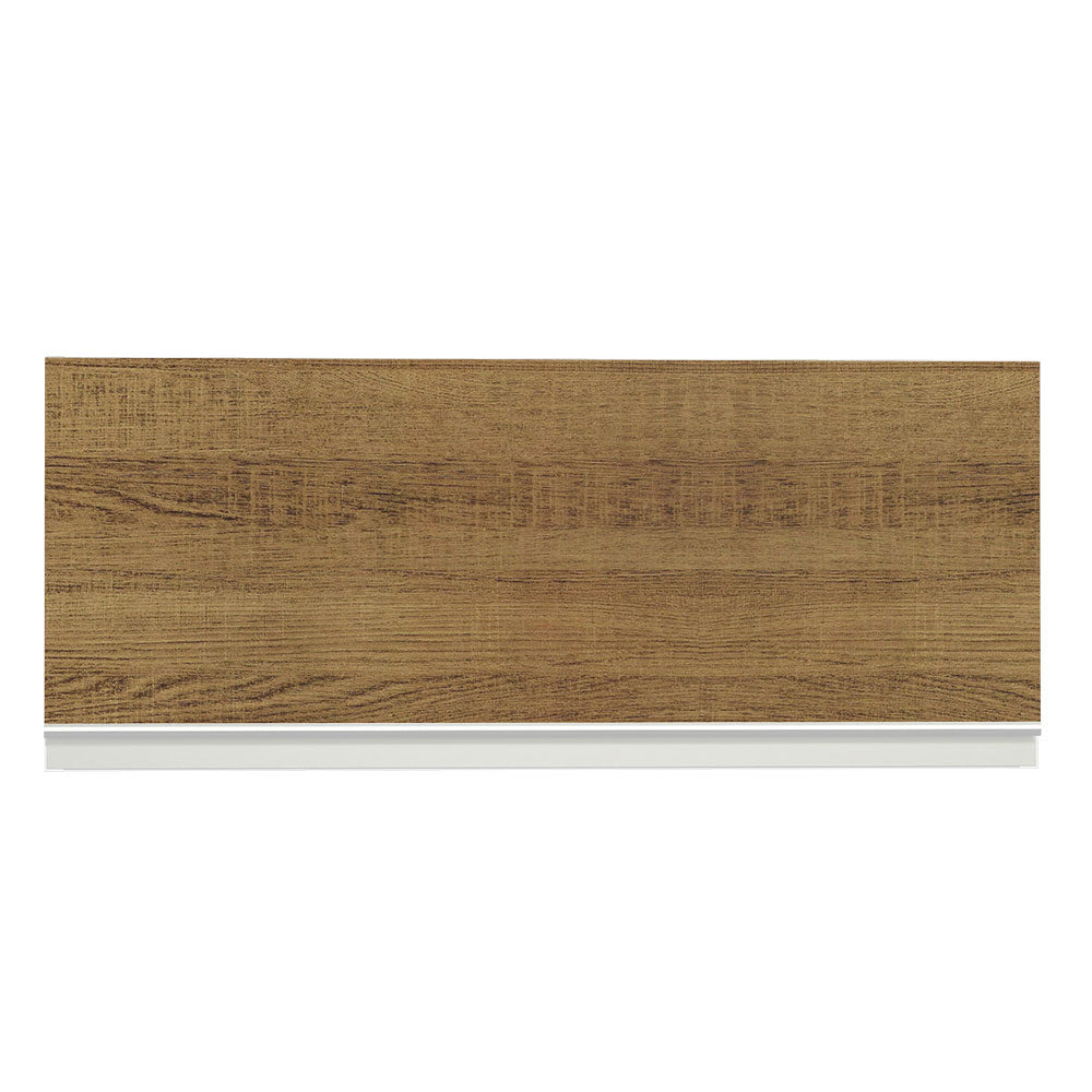 Alacena 80 cm 1 Puerta Rebatible Glamy Blanco/Marrón