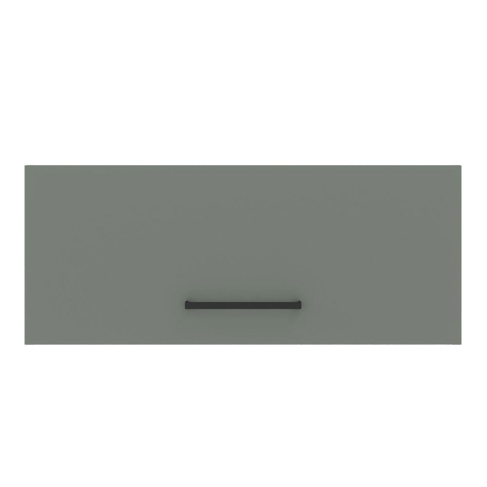 Alacena 80 cm 1 Puerta Agata Blanco/Gris