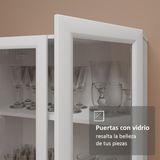 Cristalero Madesa 2 Puertas 70 cm con Patas BB