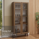 Cristalero Madesa 2 Puertas 70 cm con Patas MM 01