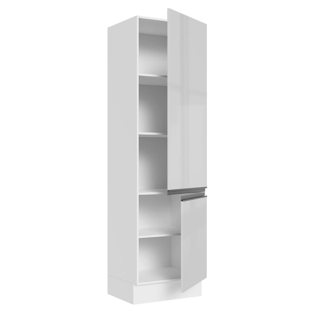 Despensero 100% MDF 60 cm 2 Puertas Blanco Brillante Acordes Madesa