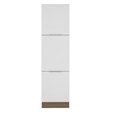 Despensero 60 cm 3 Puertas Marrón/Blanco Stella Madesa