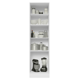 Despensero 60 cm 3 Puetas Blanco/Gris Lux Madesa