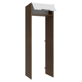 Mueble para empotrar Heladera 73 cm 1 Puerta Abatible Marrón/Blanco Stella Madesa