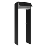 Mueble para empotrar Heladera 73 cm 1 Puerta Abatible Negro/Blanco/Negro Agata Madesa
