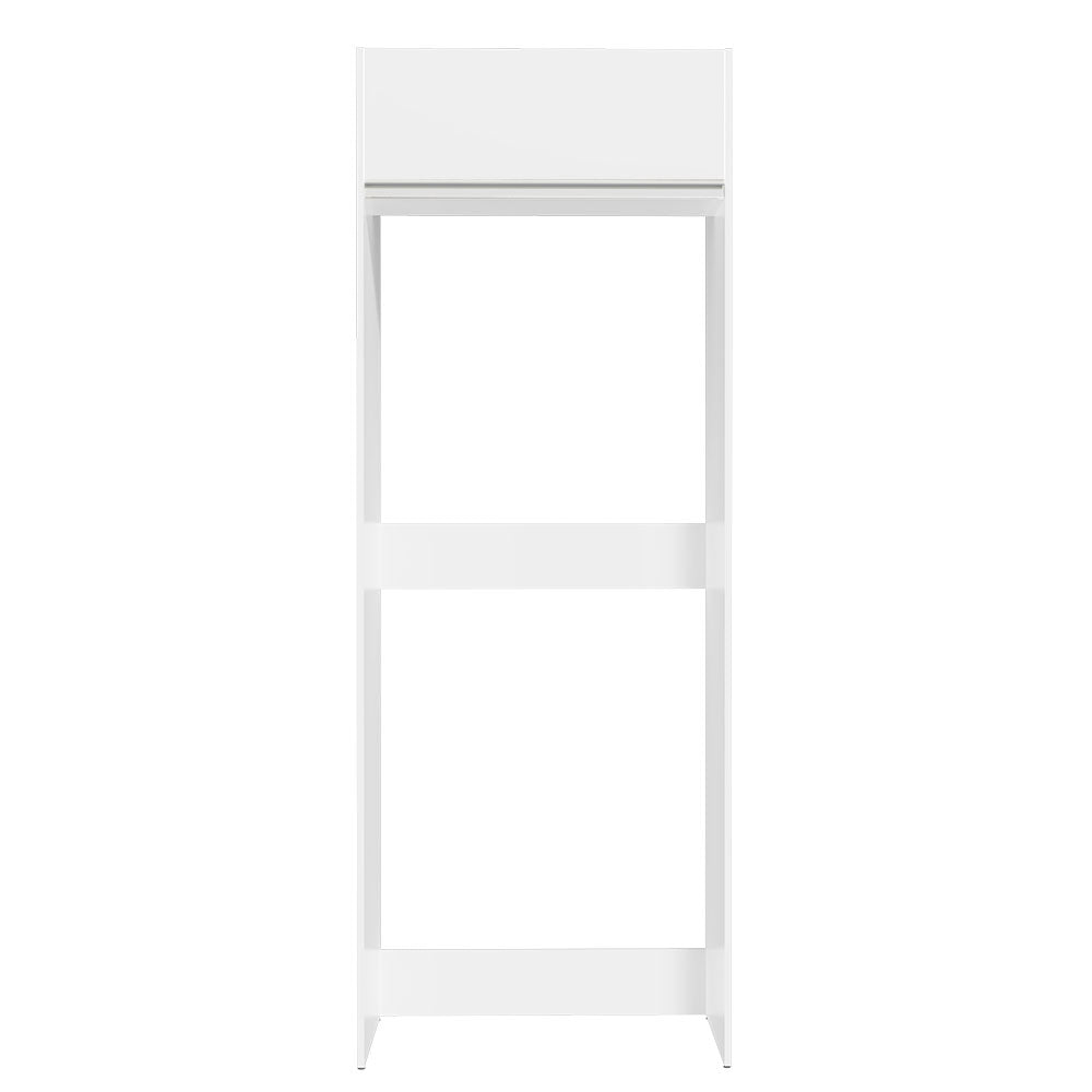 Mueble para empotrar Heladera 83 cm 1 Puerta Rebatible Blanco Glamy Madesa