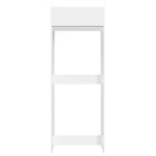 Mueble para empotrar Heladera 83 cm 1 Puerta Rebatible Blanco Glamy Madesa