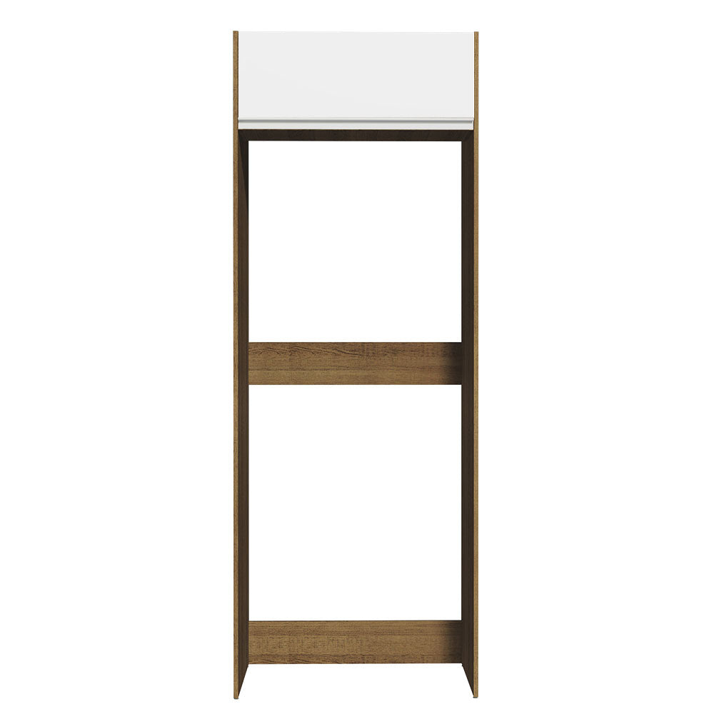 Bajo Mesada Puerta-Refrigerador Madesa Glamy 1 Puerta Rebatible Marrón/Blanco