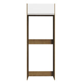 Bajo Mesada Puerta-Refrigerador Madesa Glamy 1 Puerta Rebatible Marrón/Blanco
