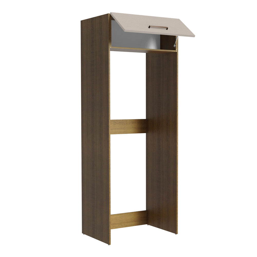 Mueble para empotrar Heladera Madesa Agata Puerta Rebatible