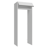 Mueble para empotrar Heladera 83 cm 1 Puerta Rebatible Blanco Glamy Madesa