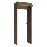 Mueble para empotrar Heladera 83 cm 1 Puerta Rebatible Marrón Glamy Madesa